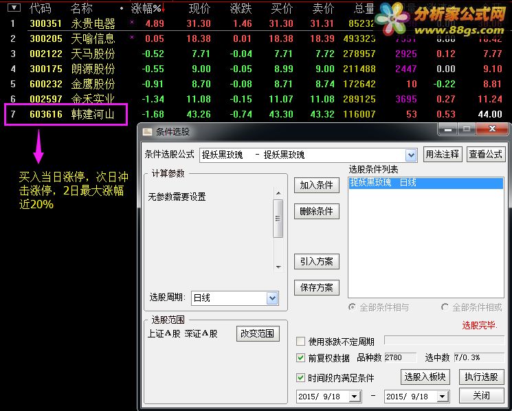 金钻指标 黑玫瑰