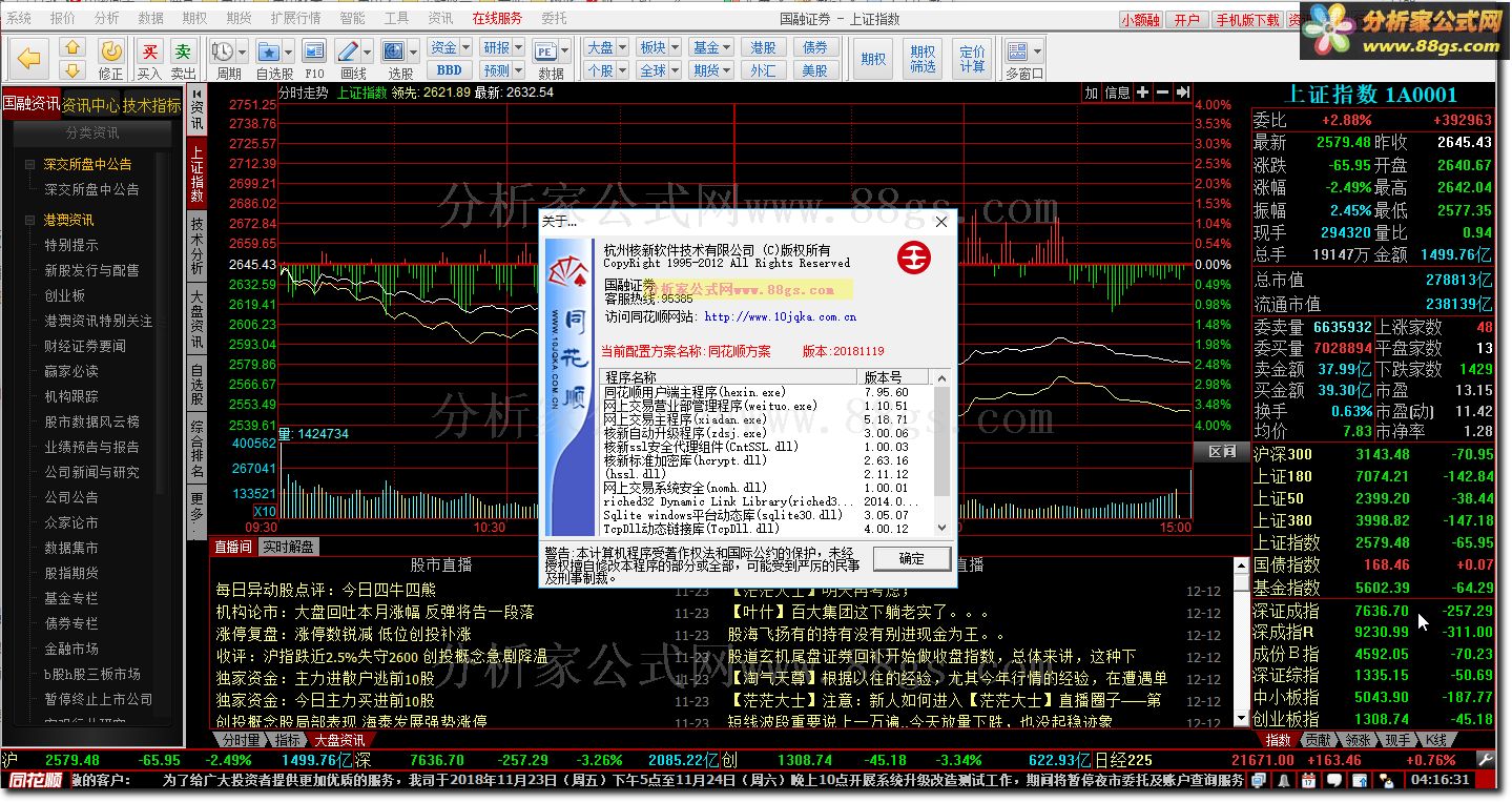 ͬ˳ ֤ȯն˰ V7.95.60.08 ʱ䣺2018-11-22