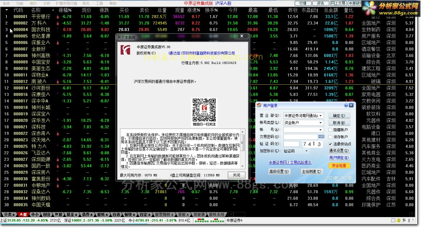 ԭ֤ȯͨżɰ V5.86 ʱ䣺2018-01-18