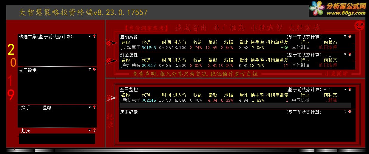 策略2019股票池